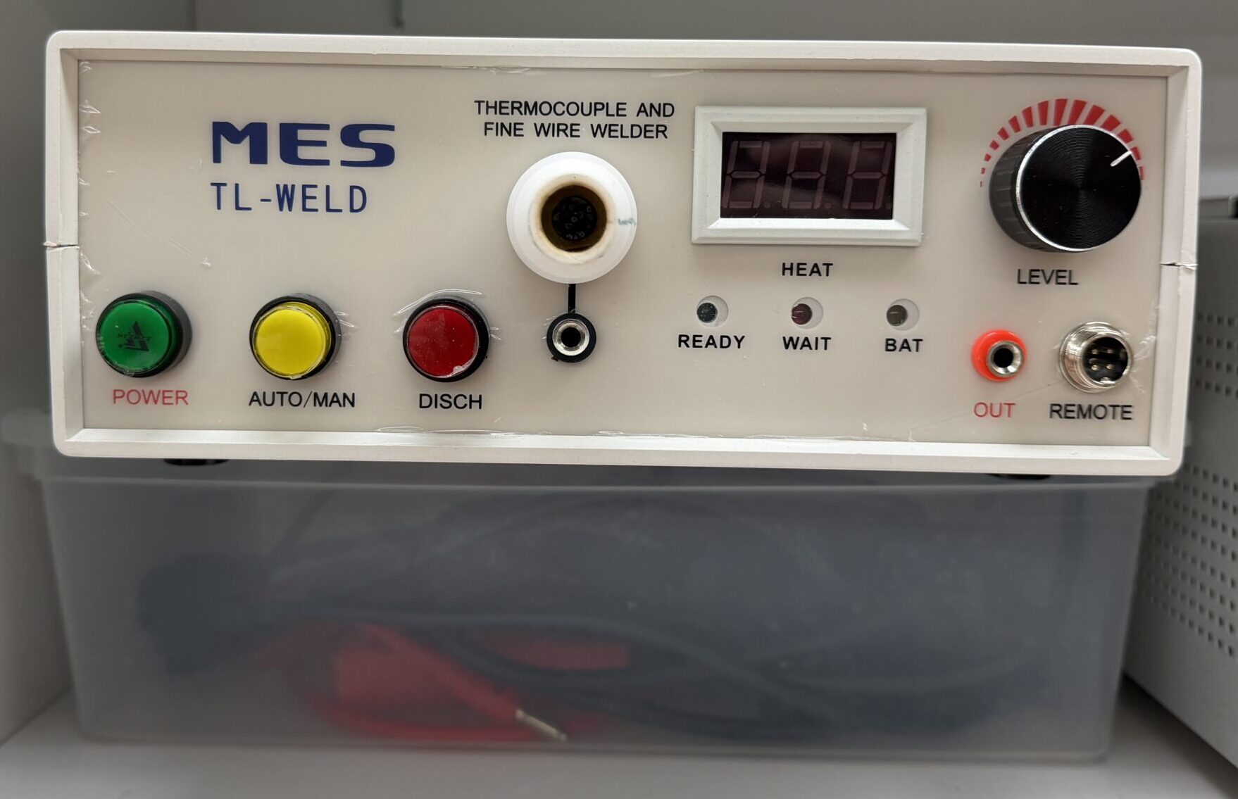 Thermocouple Welder: There is a thermocouple welder for use at the electrical station in 2109.