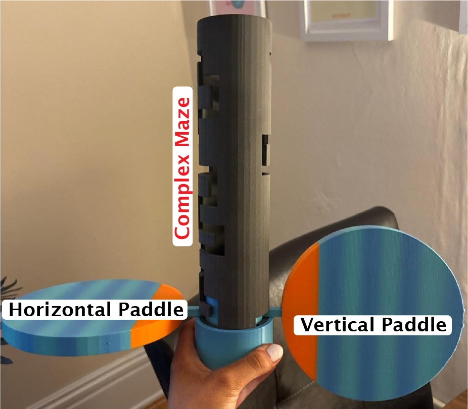 Late higher fidelity prototype that nearly matches final prototype, with the main difference being the use of cheaper material for a final test before developing the final product.